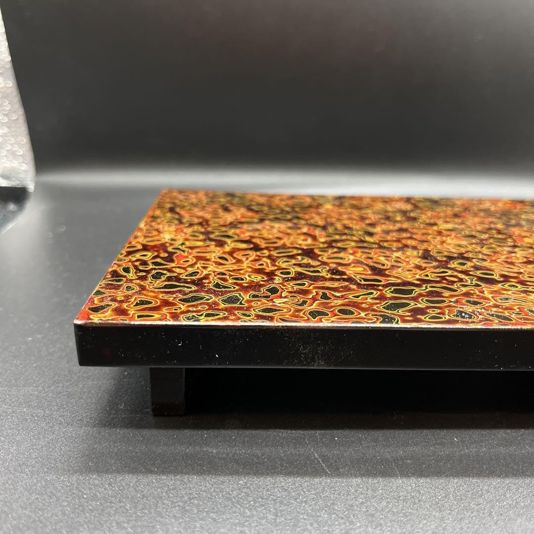 Amazon.co.jp: 津軽塗 花台 バカ塗り 青森 伝統工芸 品 馬鹿塗り