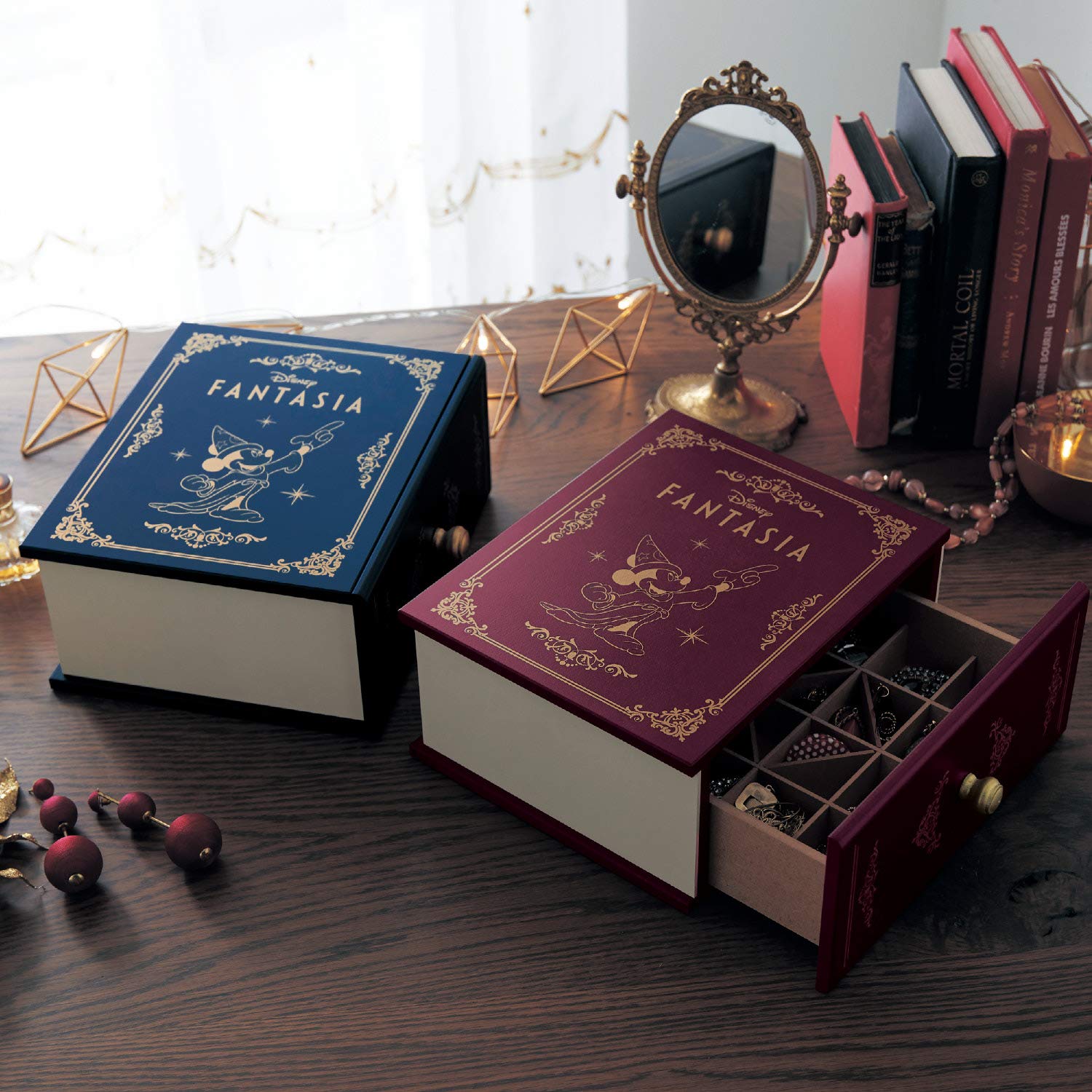 Amazon｜[ベルメゾン] ディズニー アクセサリー 収納 ブック型 収納