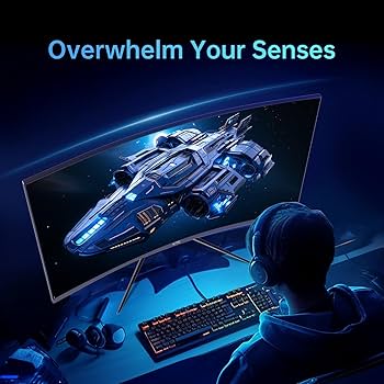 Amazon.co.jp: KTC 32インチ 湾曲ゲーミングモニター 240Hz 1500R