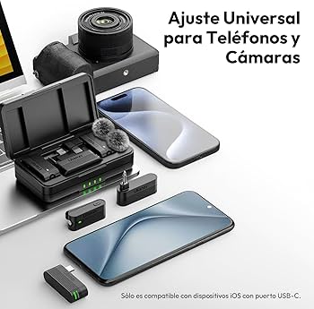 Amazon.com: ULANZI A100 Wireless Lavalier Microphone Lapel Mic for