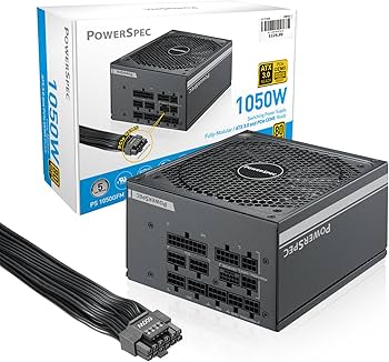 Amazon | PowerSpec 1050W 電源 完全モジュラー 80 Plus ゴールド認定