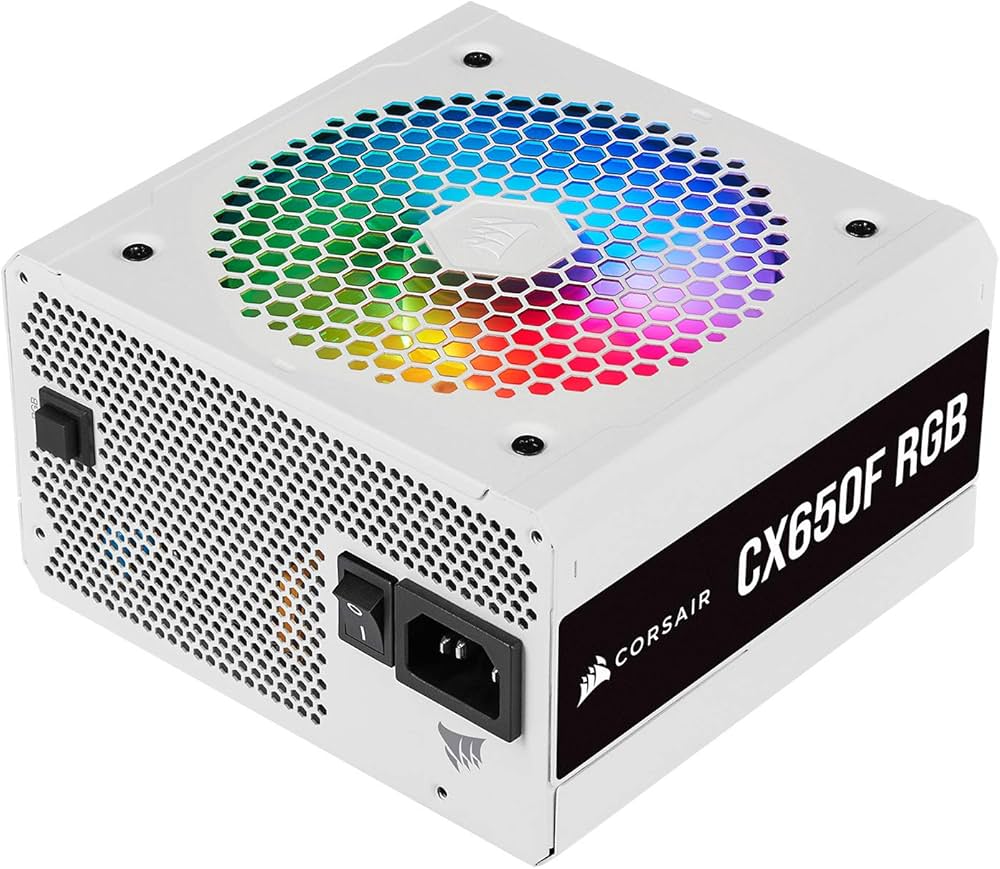 Amazon | Corsair CX650F RGB -White- 650W フルモジュラー式 PC電源