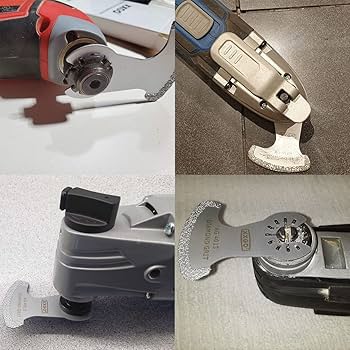 XXGO 4 Pcs Oscillating Multi Tool Diamond Segment Swing Grit Grout