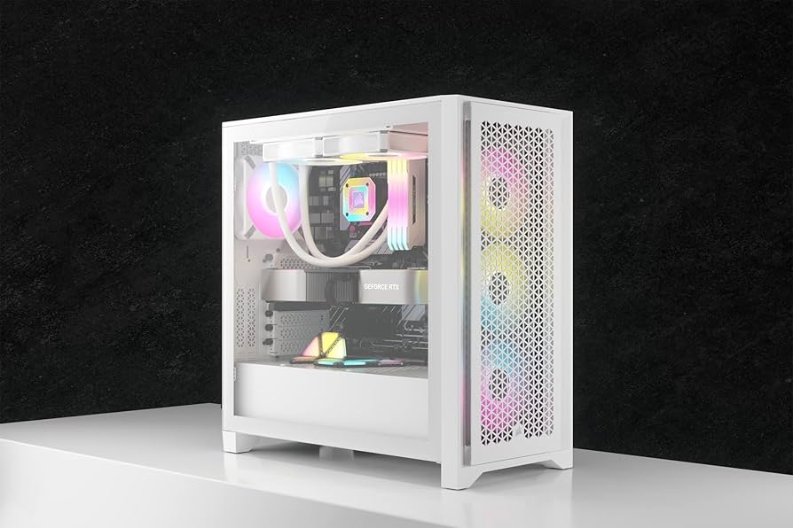 Amazon.com: Corsair iCUE 4000D RGB Airflow Mid-Tower Case - 3X