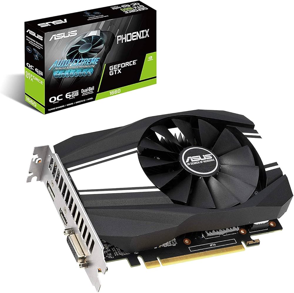 Amazon | ASUS NVIDIA GeForce GTX 1660 搭載 デュアルボール