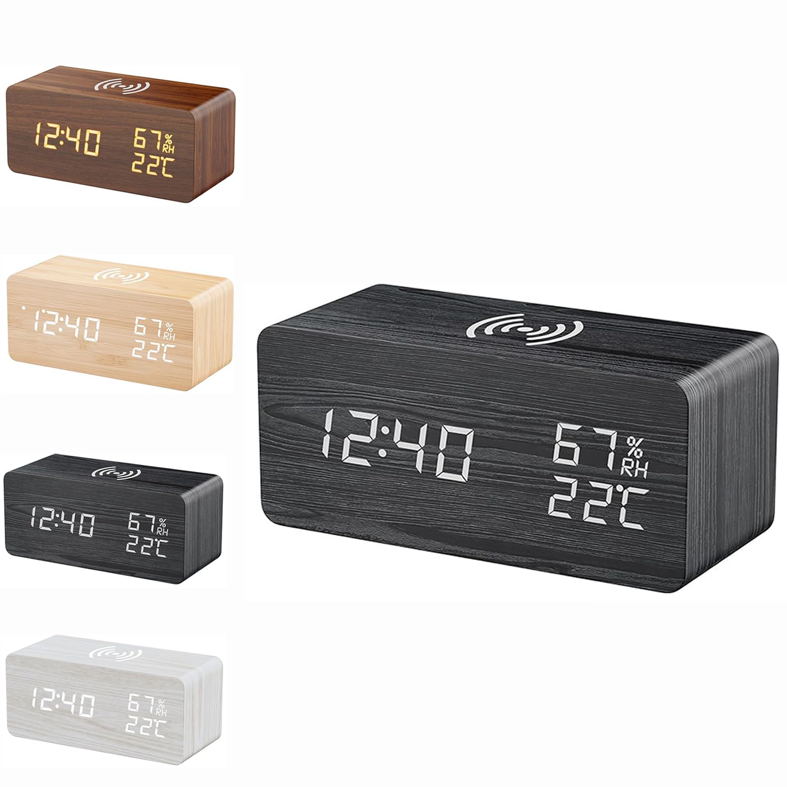 Amazon.co.jp: Tyislax 目覚まし時計 デジタル 卓上時計 デジタル時計