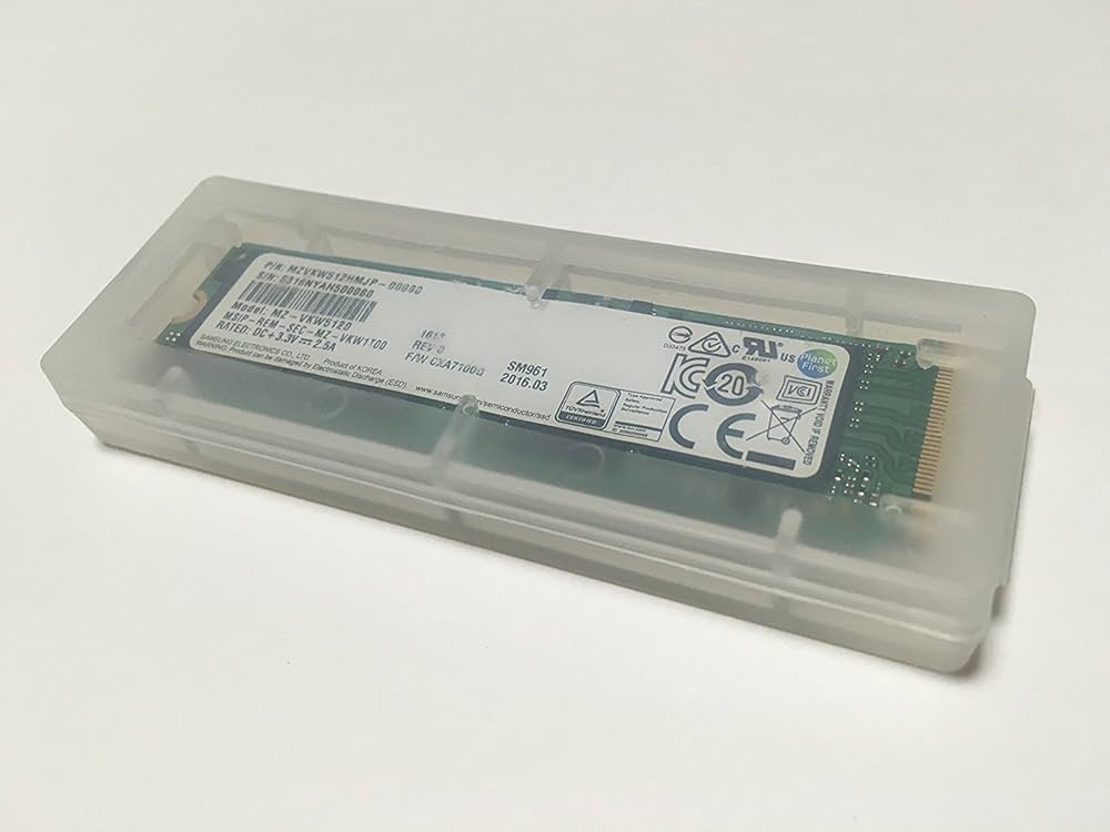 Amazon | Samsung SM961 MZVPW256HEGL-00000 NVMe版 M.2 SSD バルク品