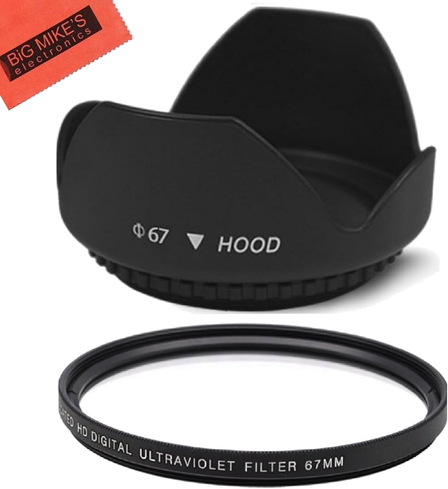 Amazon.com : 67mm Digital Tulip Flower Lens Hood and 67mm UV