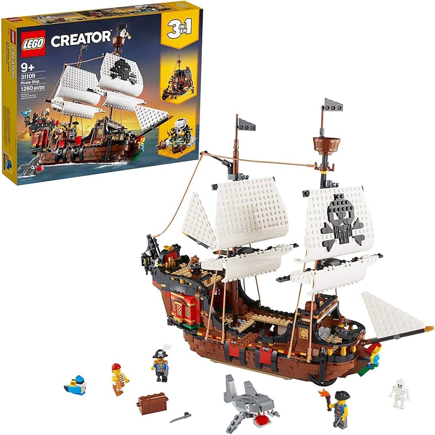 Amazon.co.jp: LEGO Creator 3in1 Pirate Ship 31109 Building Playset