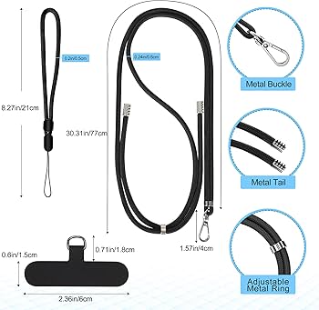 Amazon.com: takyu Phone Lanyard, 2 Pack Adjustable Cell Phone