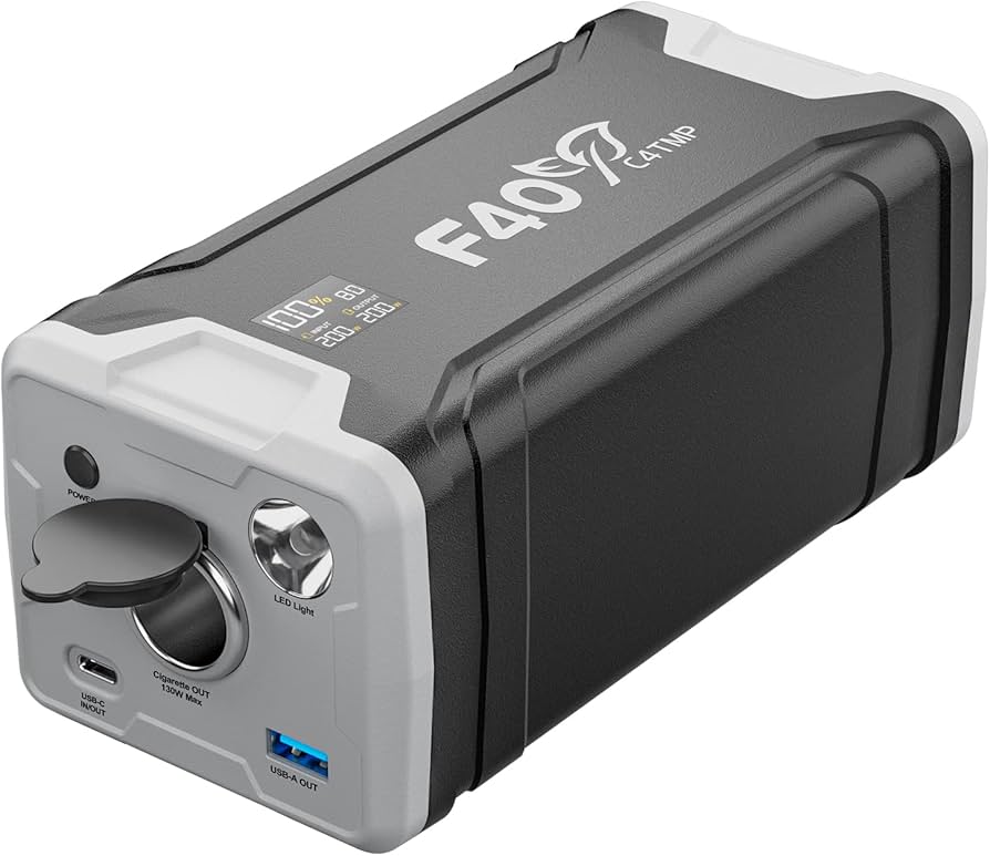 Amazon.co.jp: F40C4TMP 車載冷蔵庫専用バッテリー 大容量 220Wh