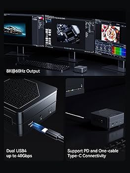 Amazon.com: MINISFORUM EM680 Mini PC AMD Ryzen 7 6800U 8C/16T Tiny