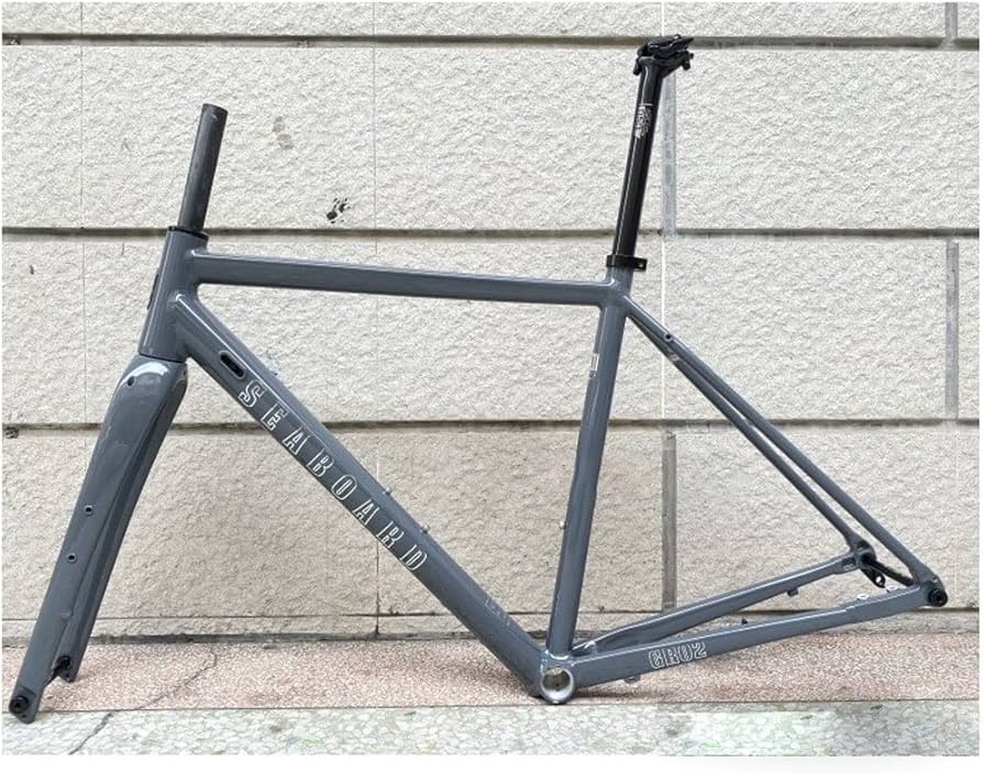 Amazon.co.jp: アルミ合金ロードバイクフレームセット 700C ディスク