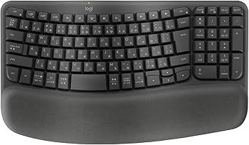 Amazon.co.jp: Logitech WAVE KEYS K820 Ergonomic Keyboard, Fatigue