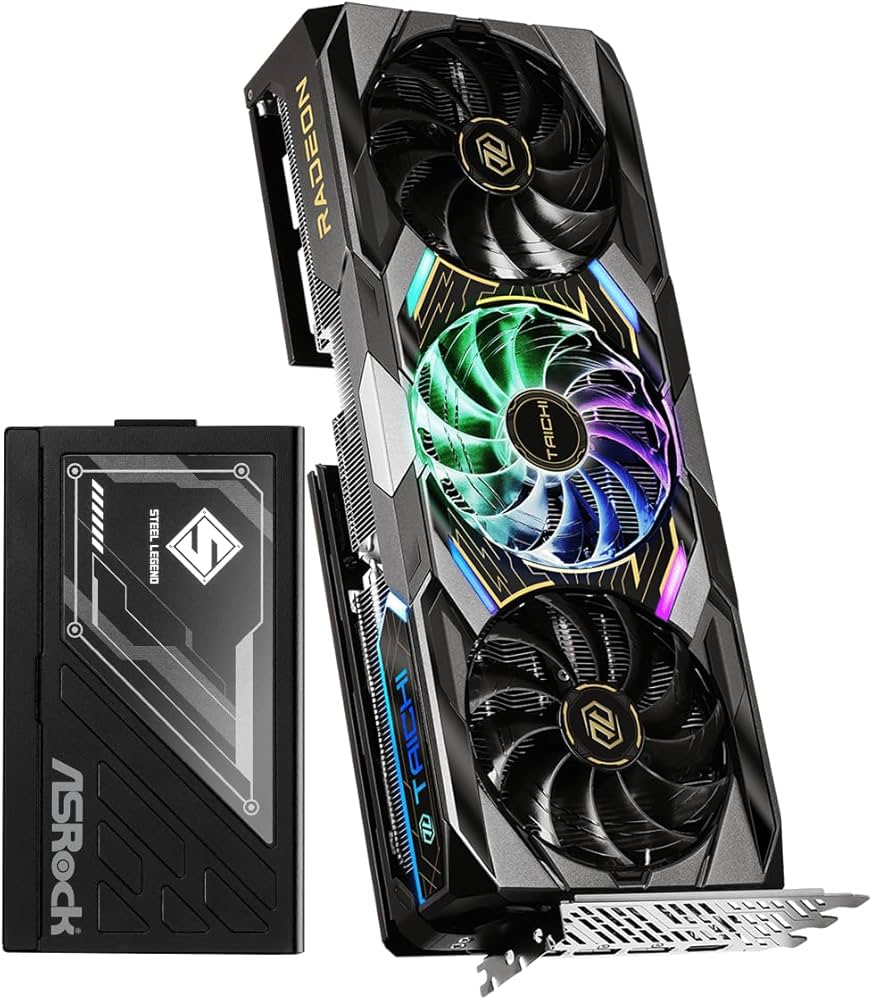 Amazon.com: ASRock Radeon RX 9070 XT Taichi 16GB OC & Steel Legend