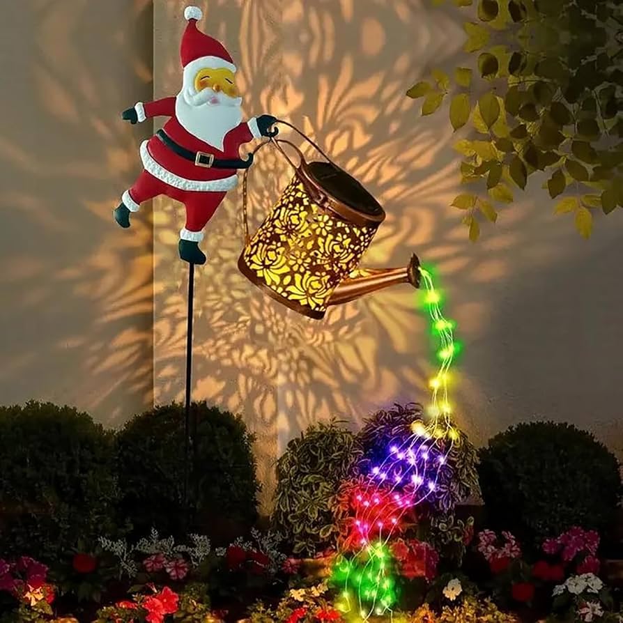 Amazon.com: Christmas Solar Kettle Lights Garden Lawn Decorative