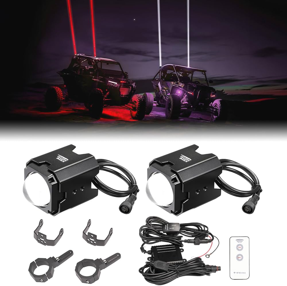 Amazon.com: KEMIMOTO Whipless LED Whip Lights w/Mounts Fit 1.5''-2