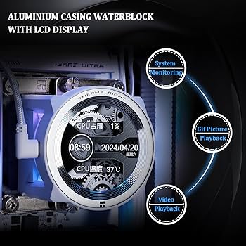 Amazon.co.jp: Thermalright CORE Vision 360 ホワイト ARGB CPU