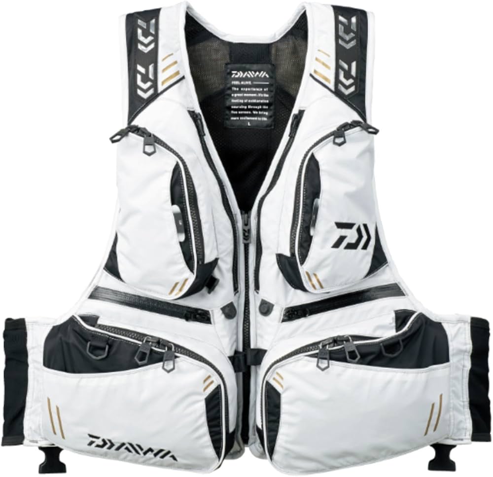 Amazon.co.jp: ダイワ フローティングベスト DF-3607 ライトグレー L