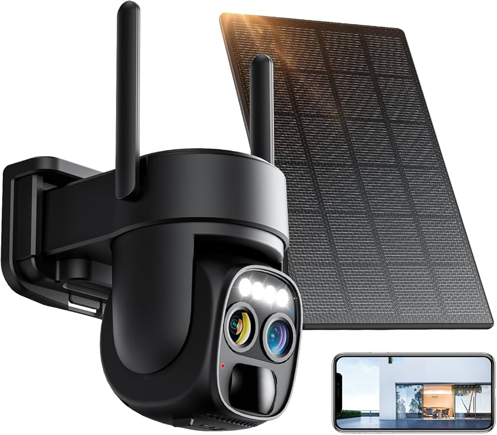 Amazon.co.jp: 防犯カメラ 屋外 ソーラー 2K解像度 WiFi カメラ 監視