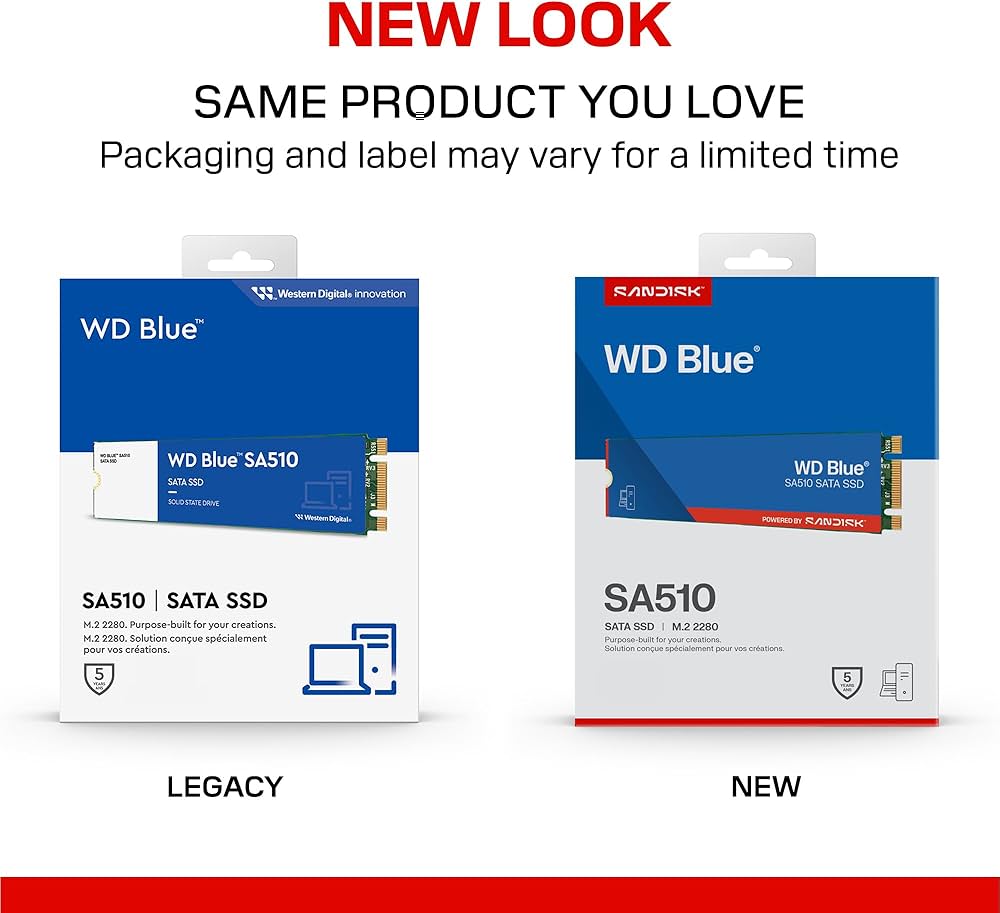 Amazon | WDS100T3B0B [WD Blue SA510 SATA SSD（1TB M.2(2280) SATA