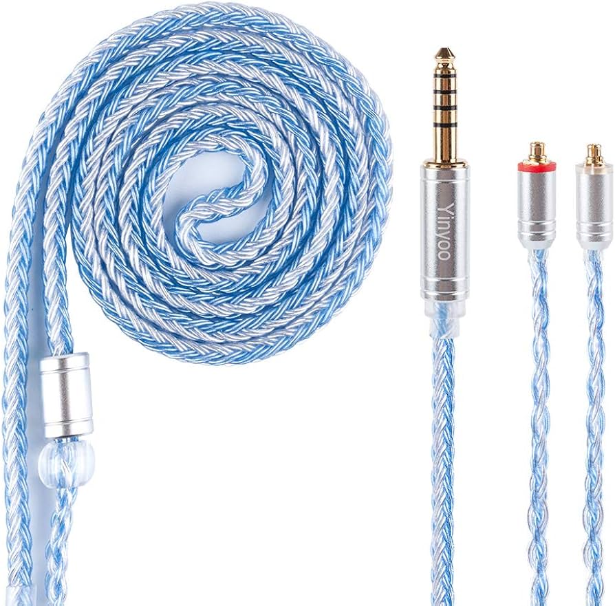 Amazon | Yinyoo イヤモニ アップグレードリケーブル mmcx 4.4mm