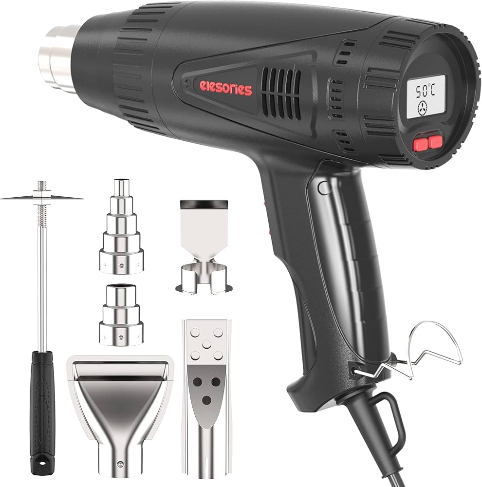 Amazon | elesories HG1018ヒートガン ホットガン LCD液晶ディスプレイ