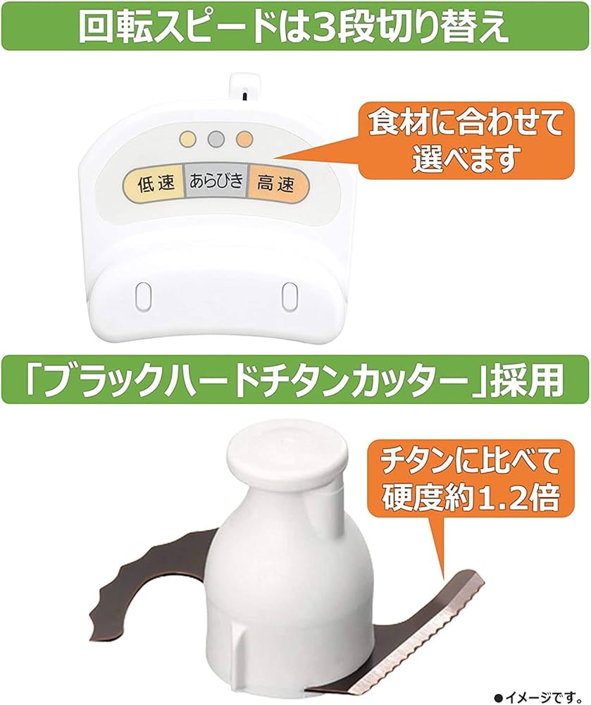 Amazon.co.jp: パナソニック フードプロセッサー きざむ する 混ぜる