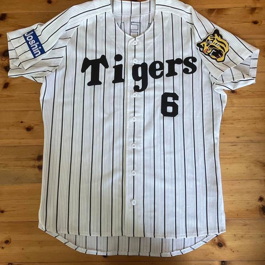 Amazon.co.jp: 阪神タイガース ユニフォーム 6 金本 2003 優勝モデル L
