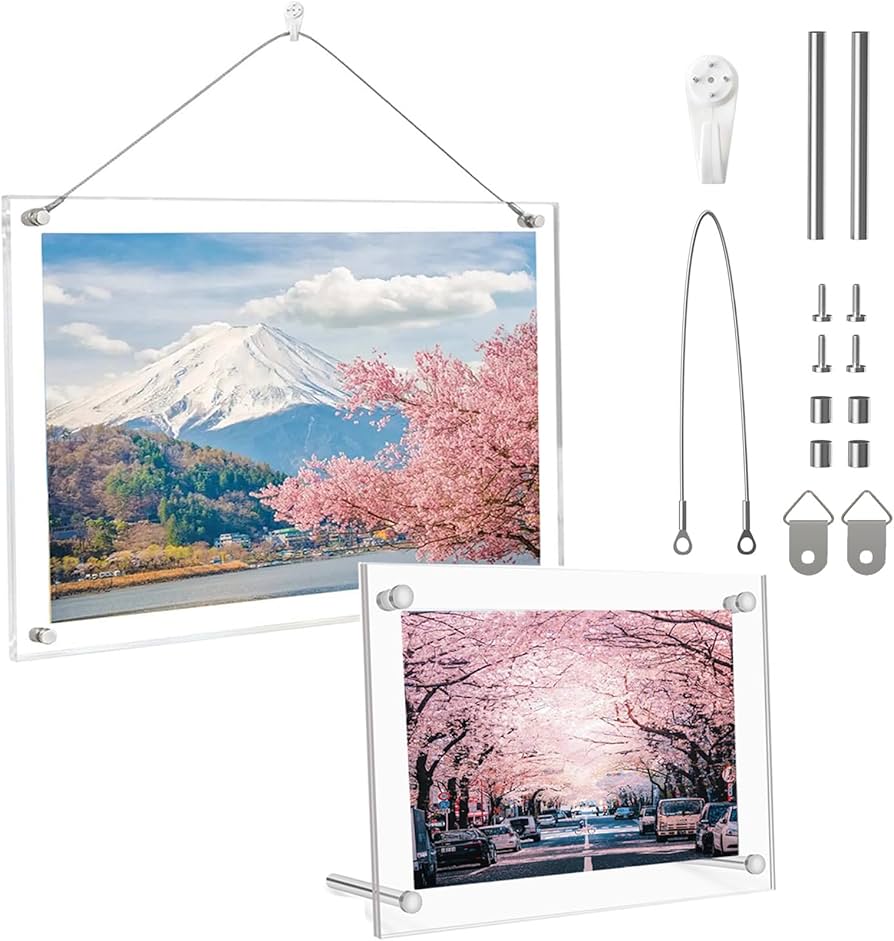 Amazon.co.jp : Yoimize アクリルフォトフレーム A3 賞状額縁 壁掛け