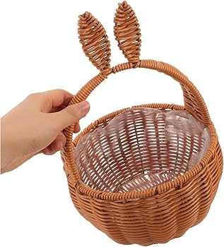 Amazon｜イースター うさぎ 耳 バスケット、うさぎ 収穫 花 女の子