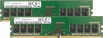 Samsung 16GB (2x8GB) DDR4 2400MHz PC4-19200 (PC4-2400T) CL17 UDIMM