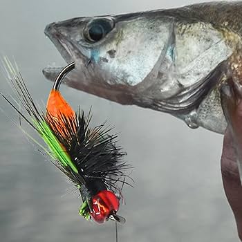 Amazon.co.jp: Wuasrgih ドライフライフィッシングフライ、フライ