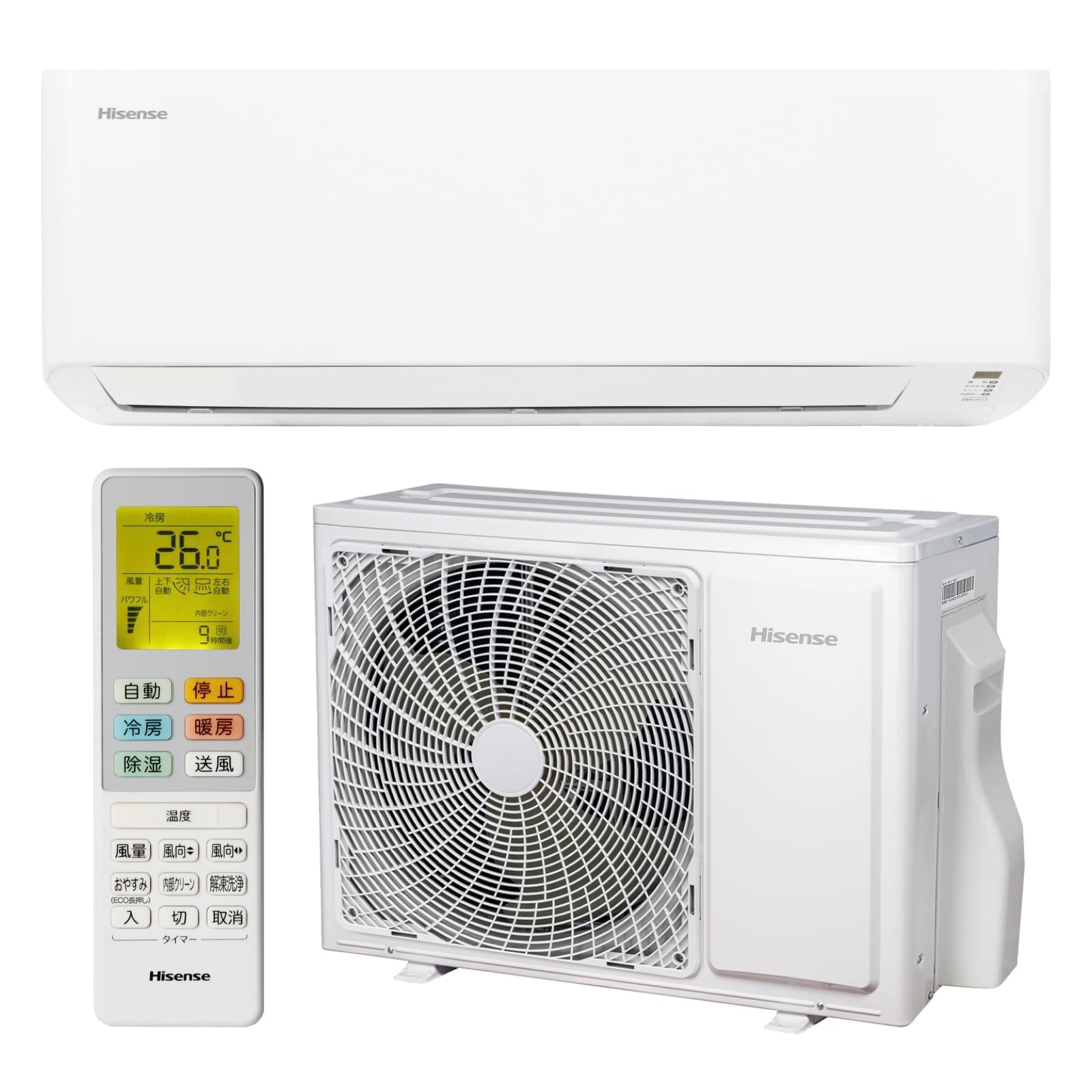 212 Hisense 2024年製エアコン 6～8畳用 整備済み