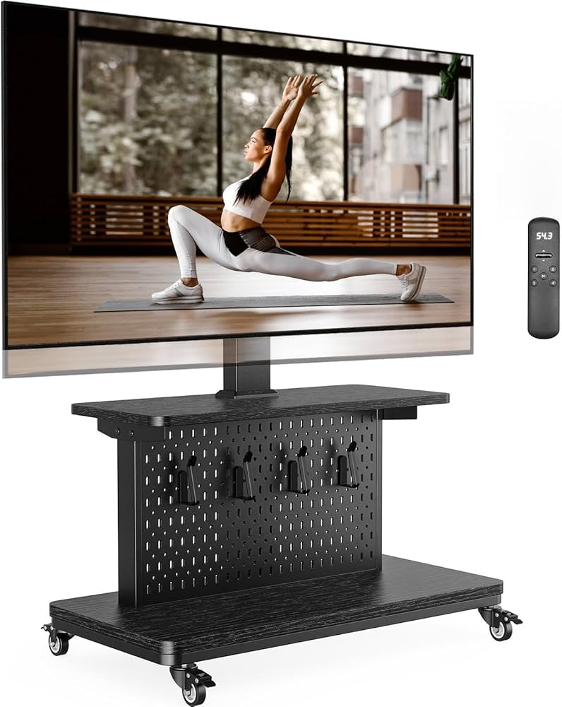 Amazon.co.jp: PERLEGEAR 電動昇降式テレビスタンド 32～75インチ対応