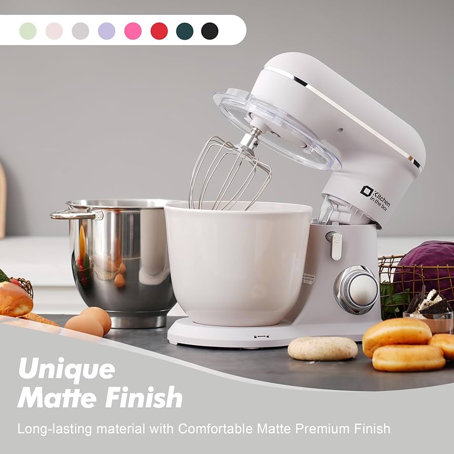 Amazon.com: Kitchen in the box Stand Mixer, 5QT+4.5QT Two bowls