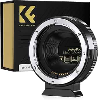 Amazon.com : K&F Concept EF to EOS M Adapter, Auto Focus Lens