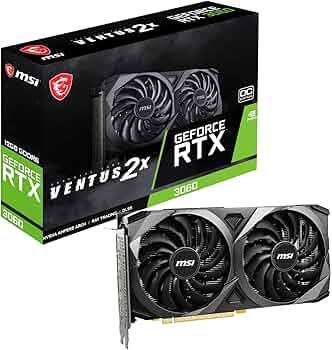 Amazon | MSI GeForce RTX 3060 VENTUS 2X 12G OC Gaming Graphics