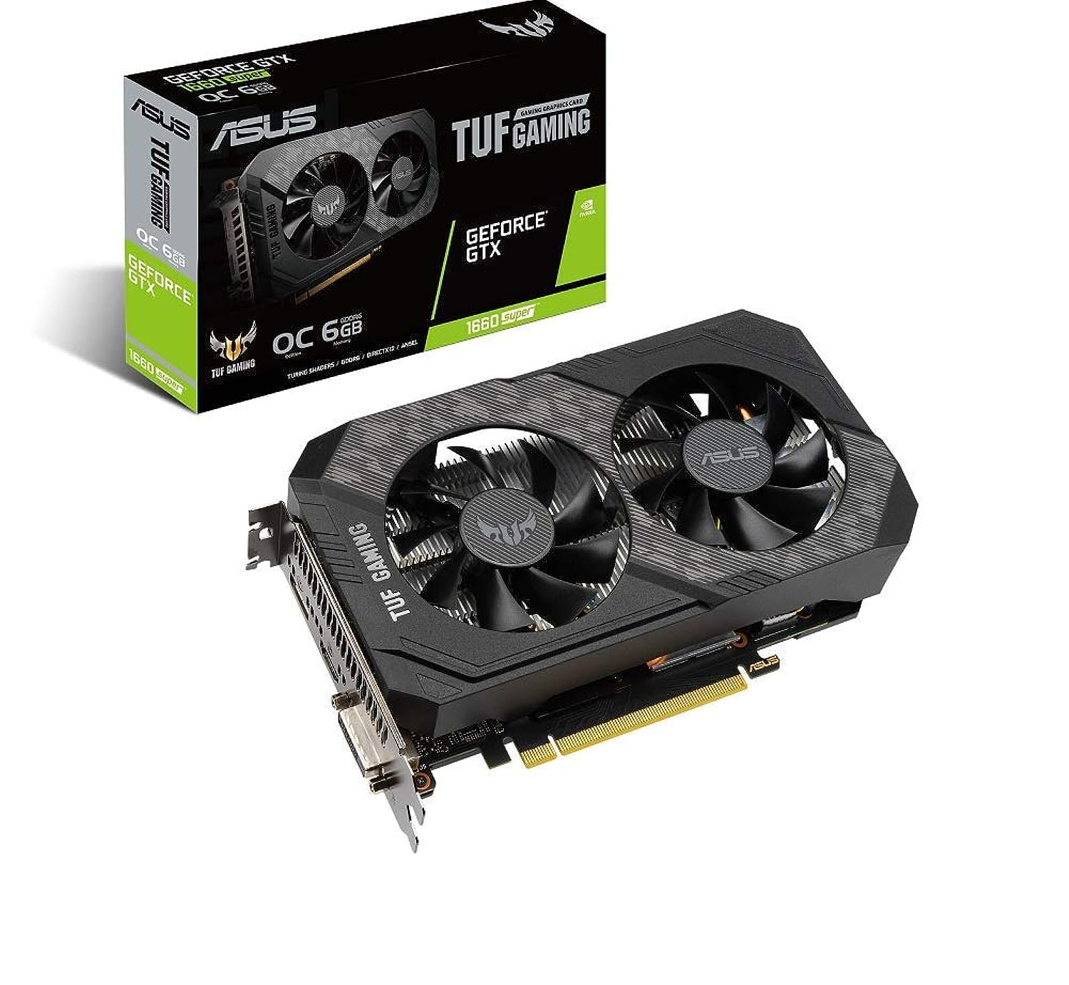 Amazon | ASUS NVIDIA GeForce GTX 1660 SUPER 搭載 デュアルファン