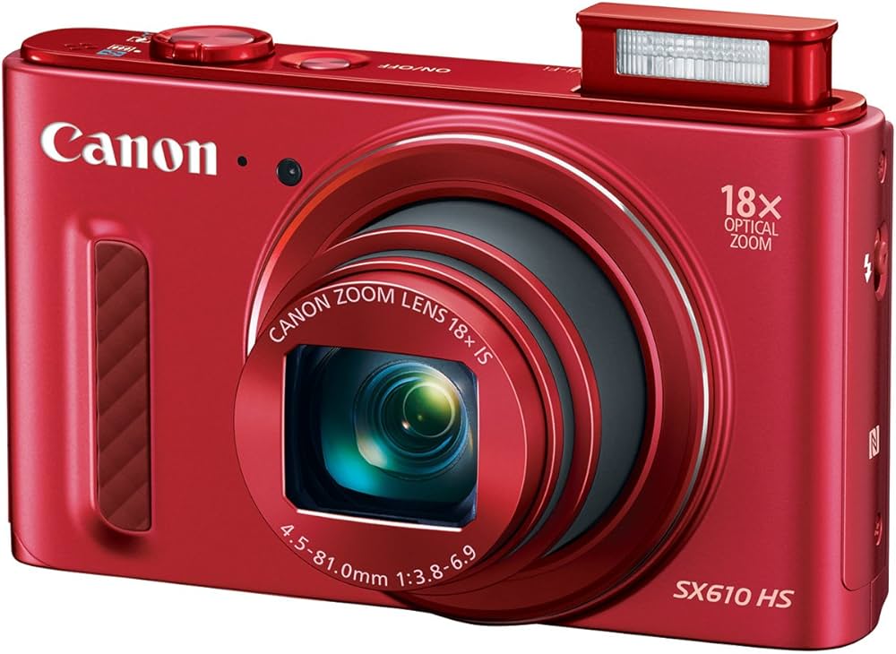 Buy Canon SX610 HS 20.2MP Point and Shoot Digital Camera (Red