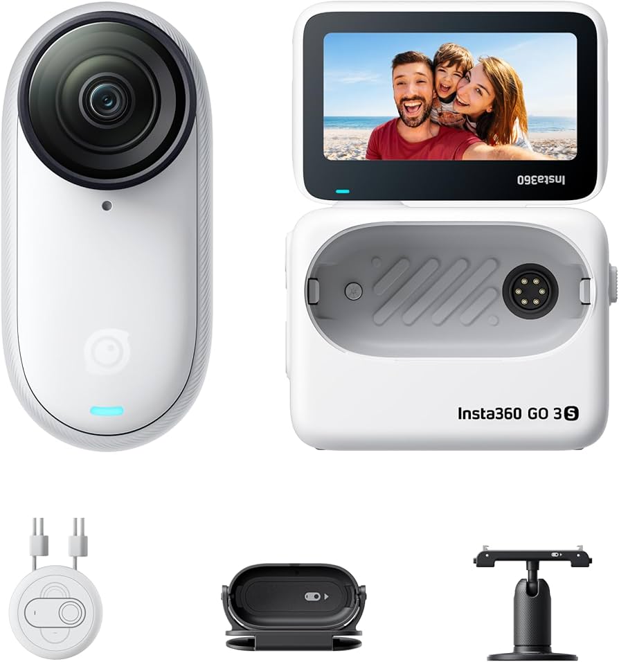 Amazon.com : Insta360 GO 3S - 128 GB White 4K Tiny Portable