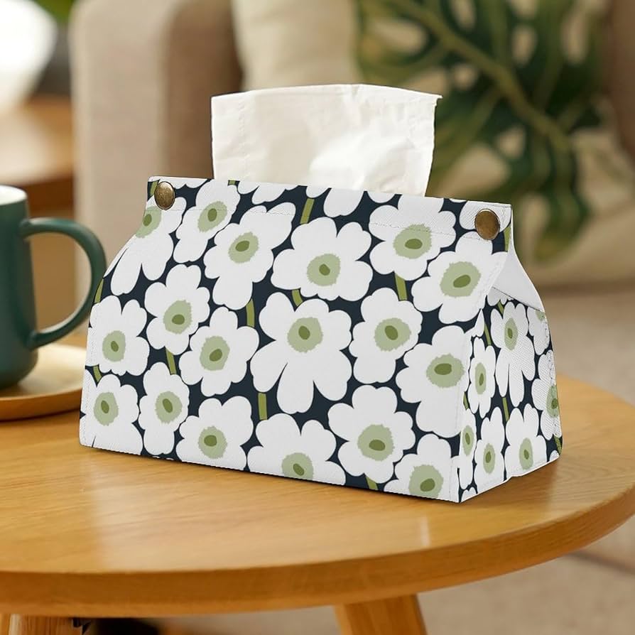 Amazon｜ティッシュケース おしゃれ PUレザー マリメッコ 花柄