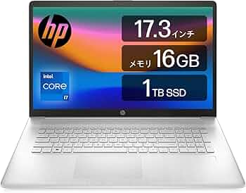 Amazon | HP ノートパソコン 17s-cu 大画面 Core i7 16GB 1TB WPS