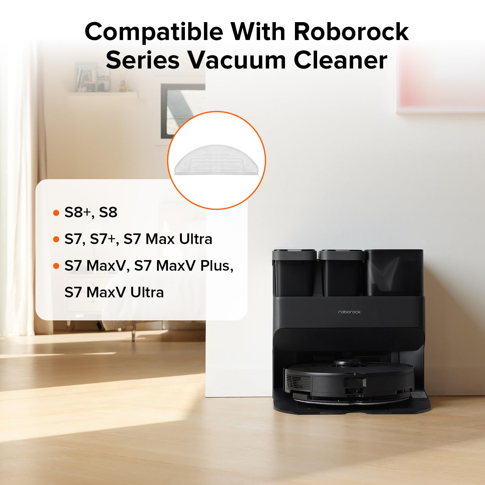 Amazon | Roborock モップクロス S8+ S8 S7 MaxV ロボット掃除機用 (2