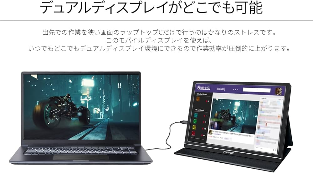 Amazon.co.jp: JAPANNEXT 10.1インチ モバイルモニター IPS パネル