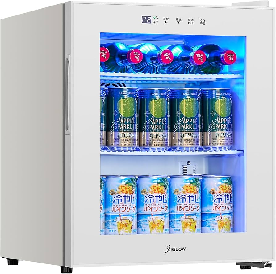 Amazon | XiGLOW(シグロー) 45L 冷蔵庫 2～18℃ 展示用 ファン式