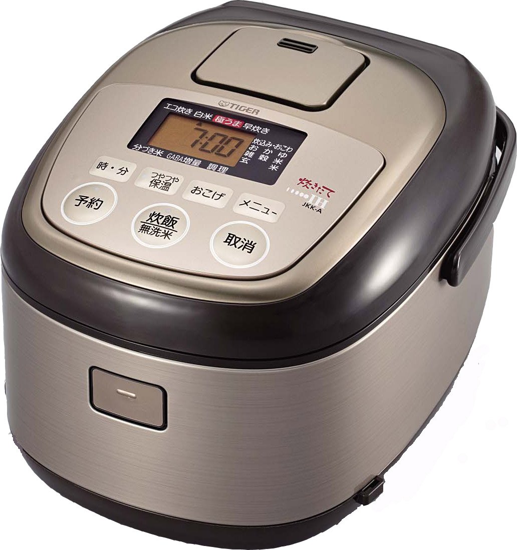 Amazon | TIGER IH炊飯ジャー(5.5合炊き)ブラウン JKK-A100-T