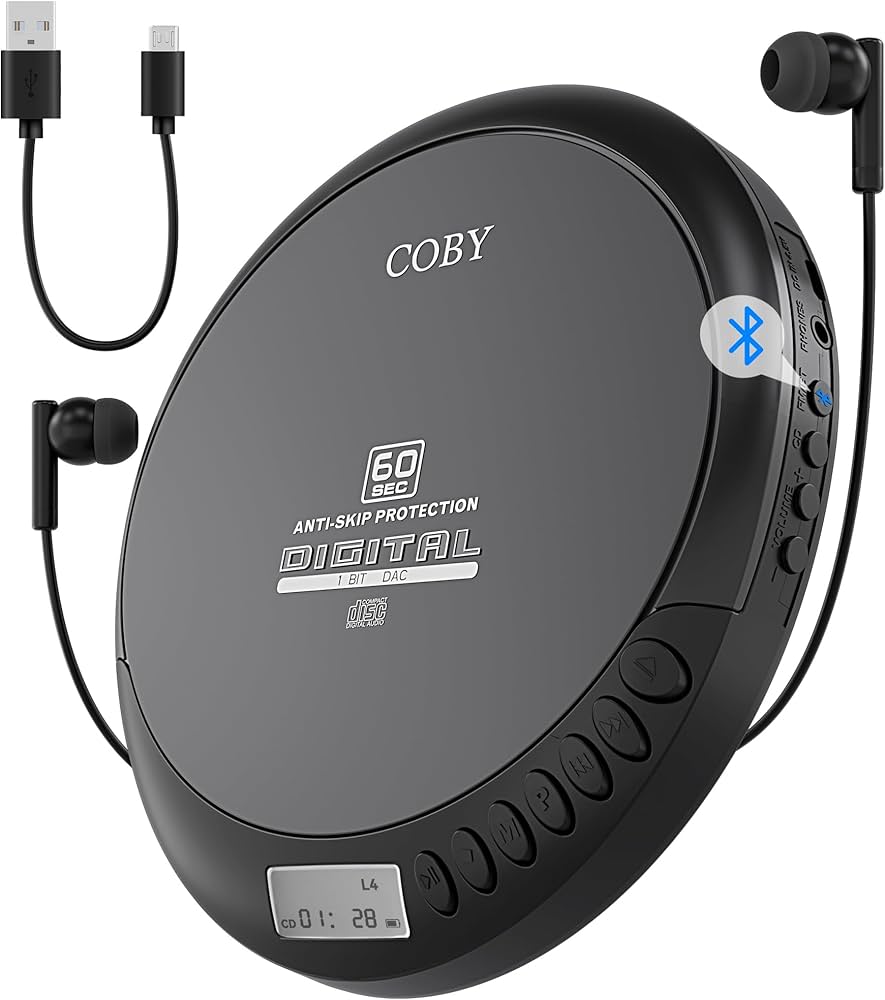 Amazon.com: Coby Portable Bluetooth CD Player with FM Radio