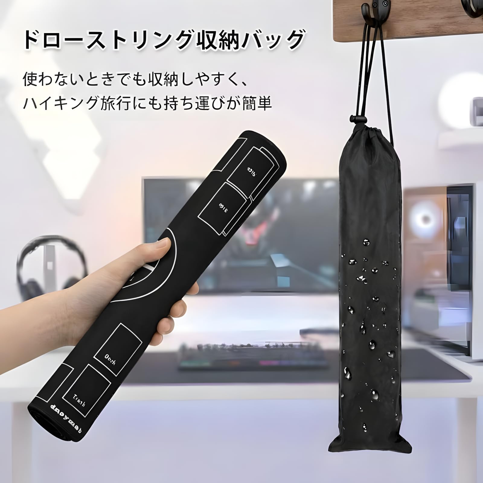 Amazon | Dnoymab フルサイズ プレイマット 60×60cm 厚手タイ プ