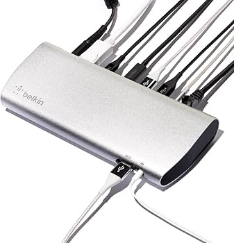 Amazon.com: Belkin Thunderbolt 3 Dock w/ 2.6ft Thunderbolt 3 Cable